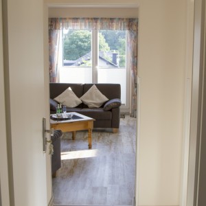 Blick in den Wohnküchen-Bereich