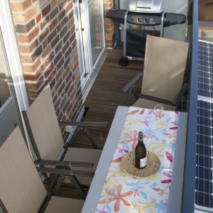 Balkon mit herrlicher Aussicht